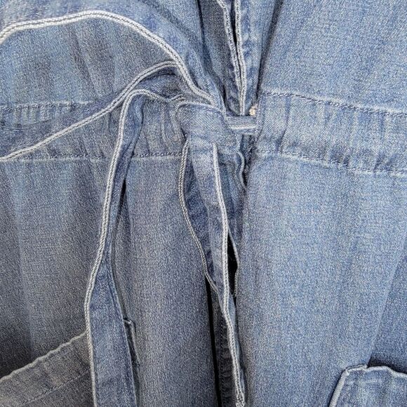 Studio Denim & Co Antique Wash Open Front Denim Summer Jacket 2x - Picture 4 of 7